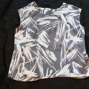 Vera wang sleeveless blouse XL